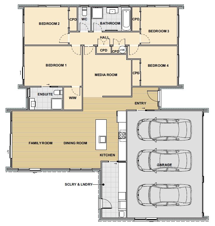 Triple Car Garage stunner in Patty Lane! — slide 2