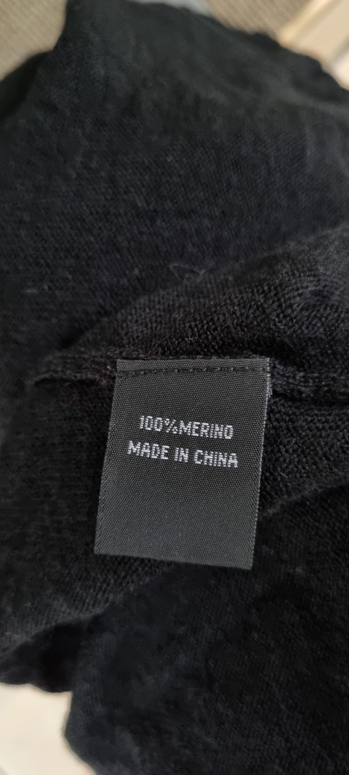 Max Black Merino Wool Cardigan size M, image 4