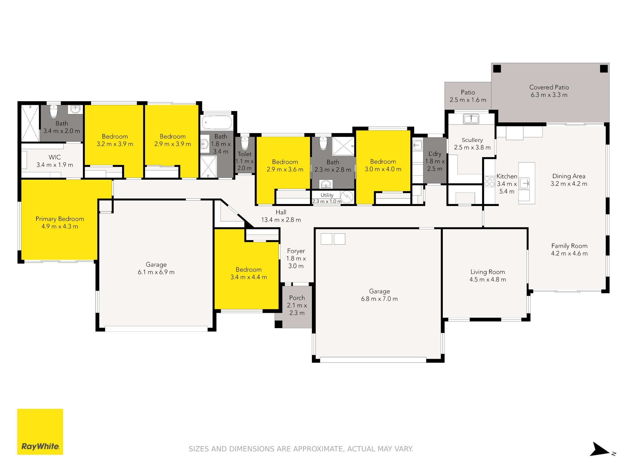 6 Bedrooms & 4 Plus Garaging! — slide 47