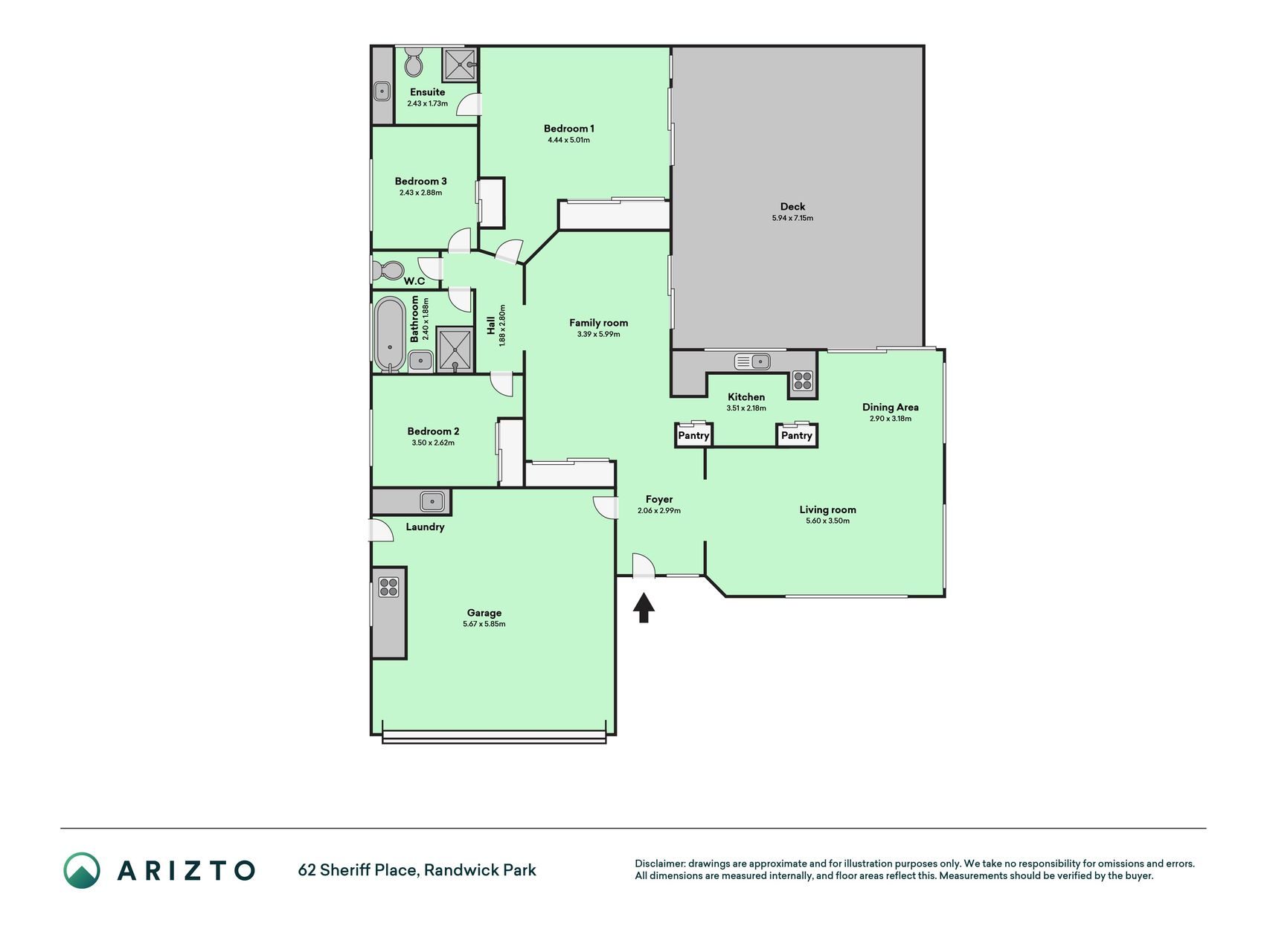 Brick & Tile with two Lounges in Randwick Park — slide 37