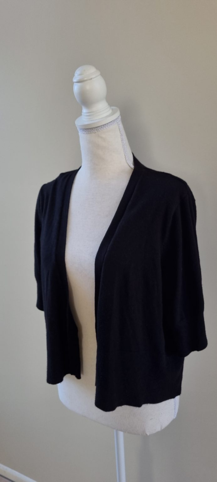 Virtu Black Cardigan Size L, image 2