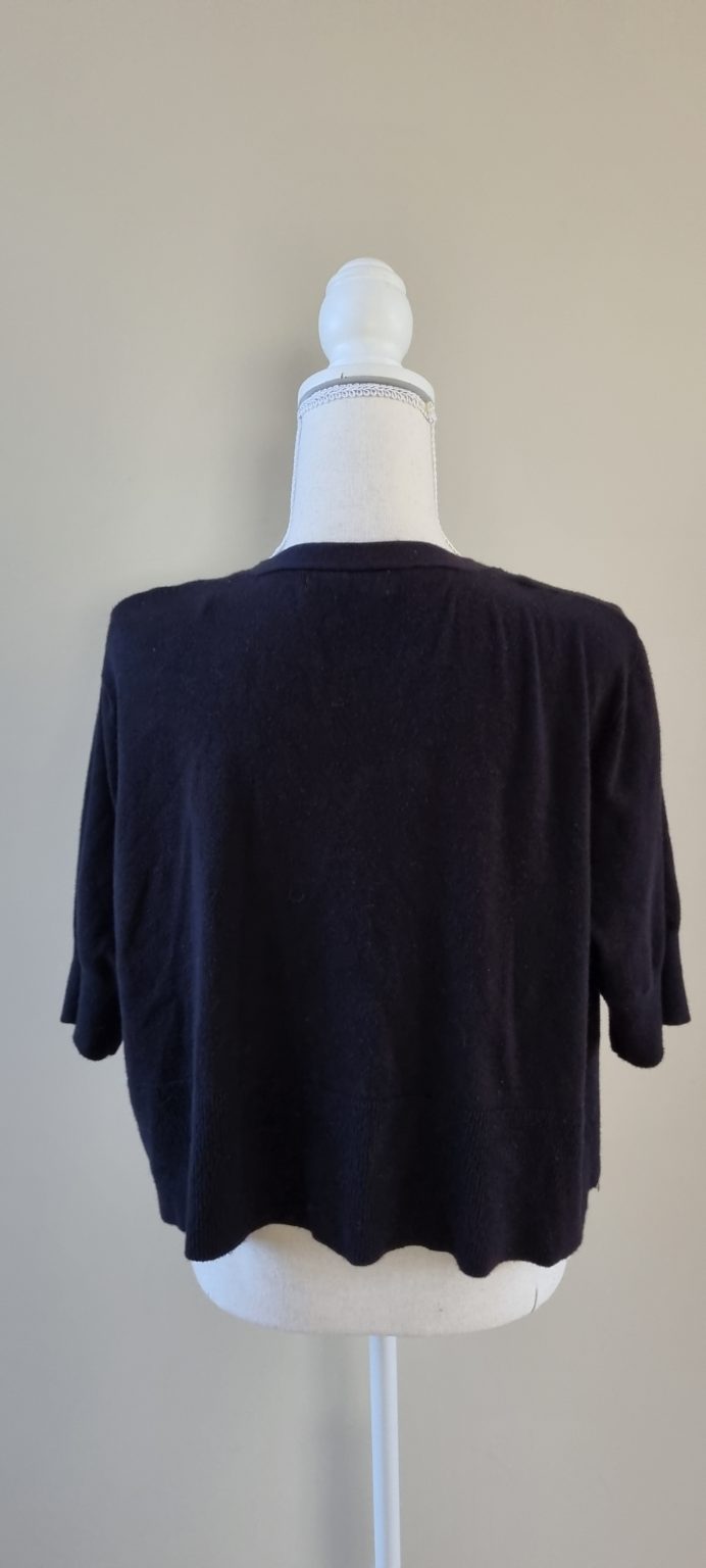 Virtu Black Cardigan Size L, image 3