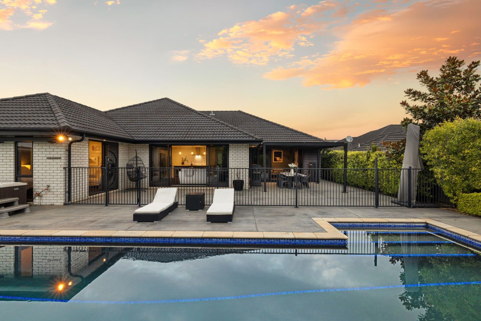 Private, sun-drenched poolside perfection — slide 1