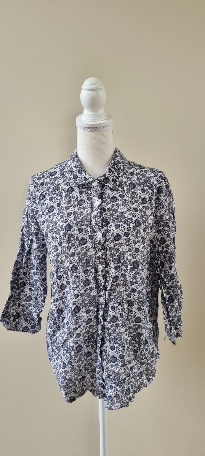Twin Lakes Linen Blend Shirt size 16
