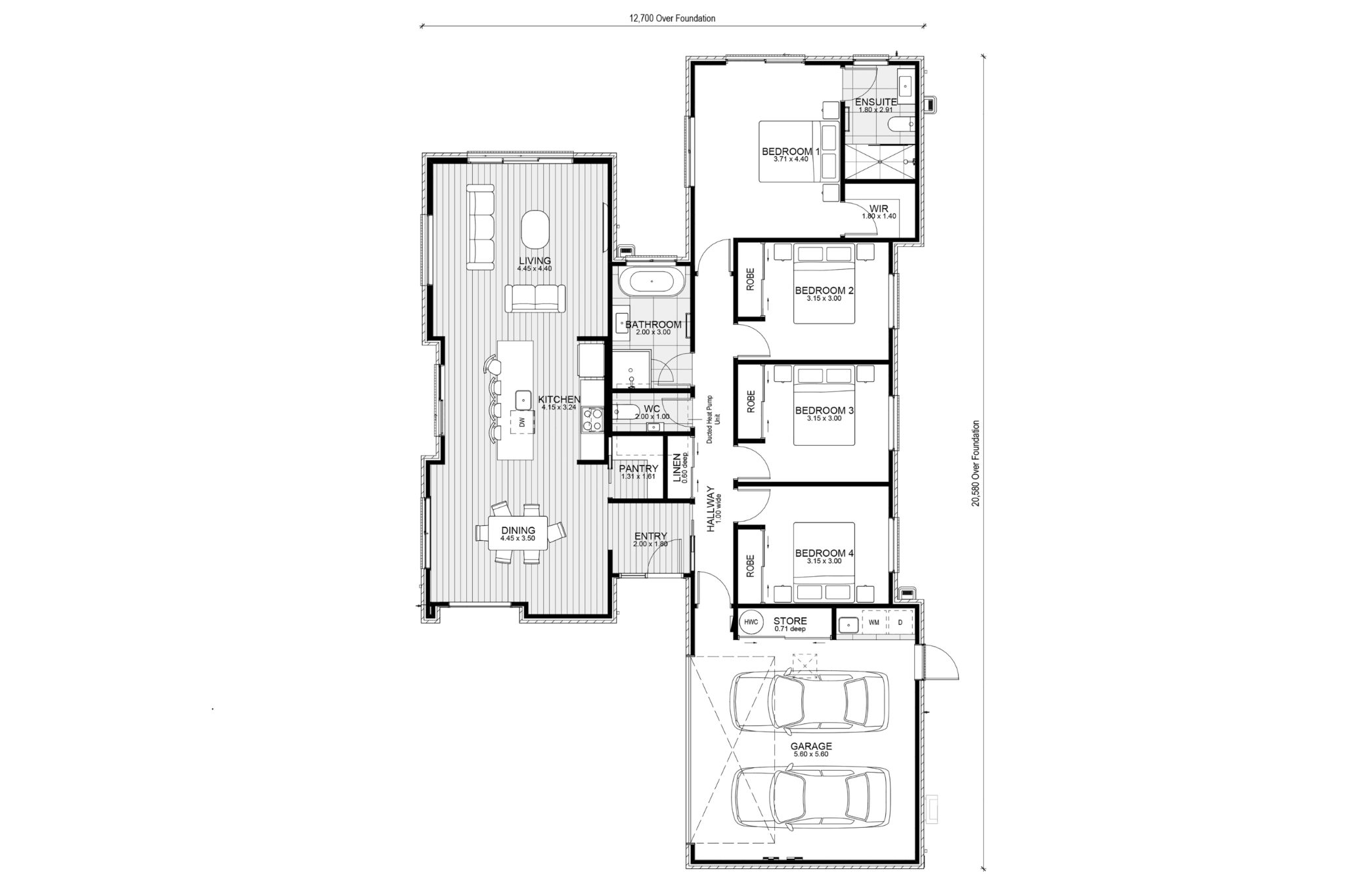 Premium 4 Bed Living | Double Garage — slide 2