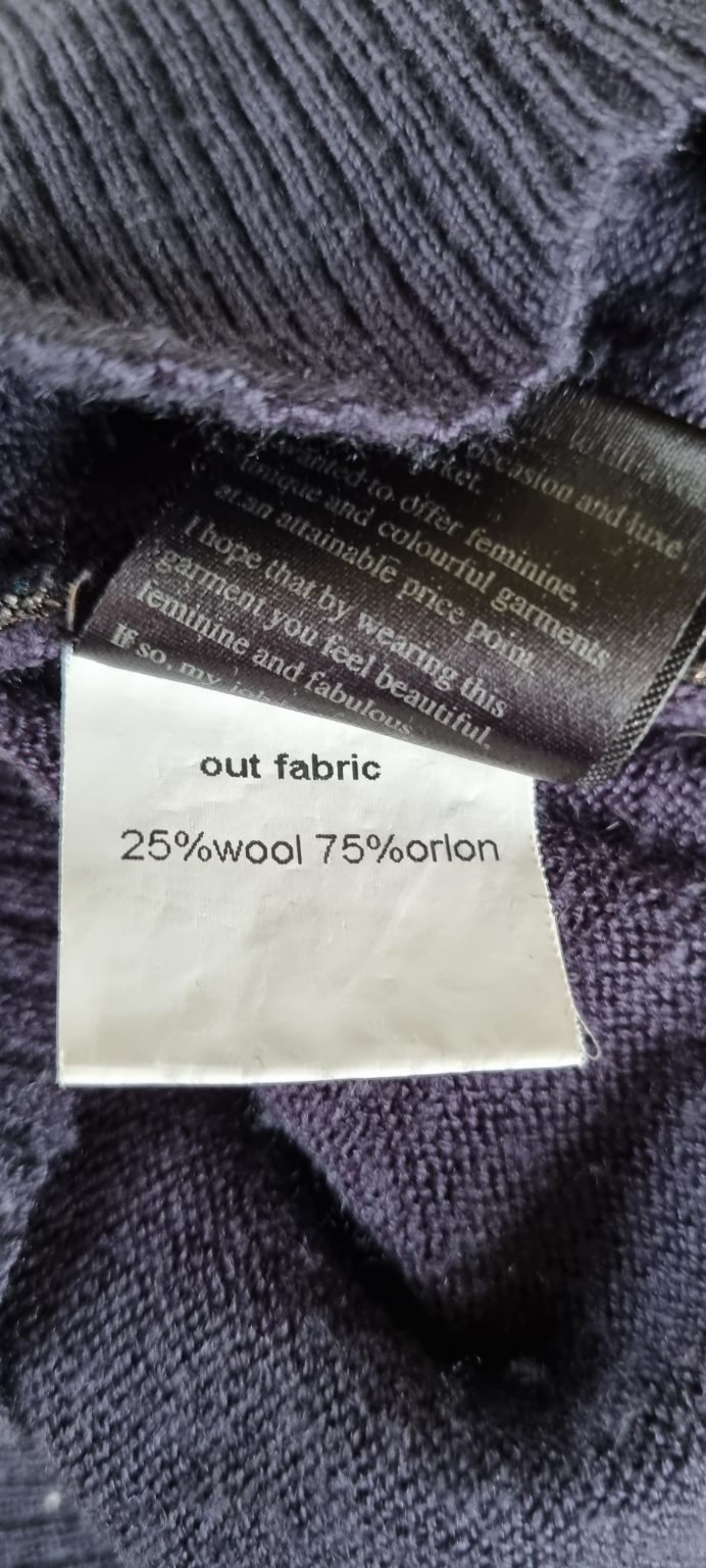 Augustine Wool Blend Jersey size M, image 5