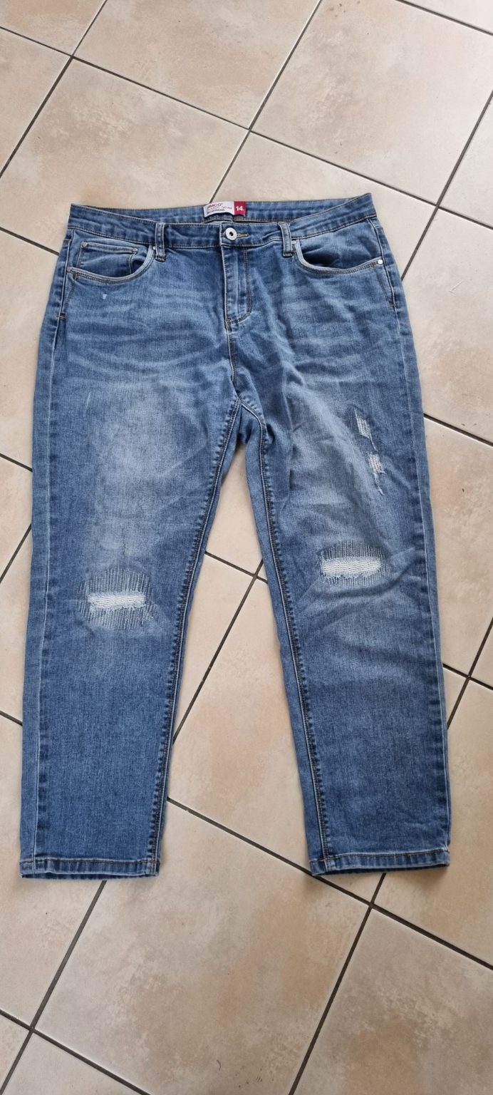 Amco Blue Boyfriend Jeans size 14