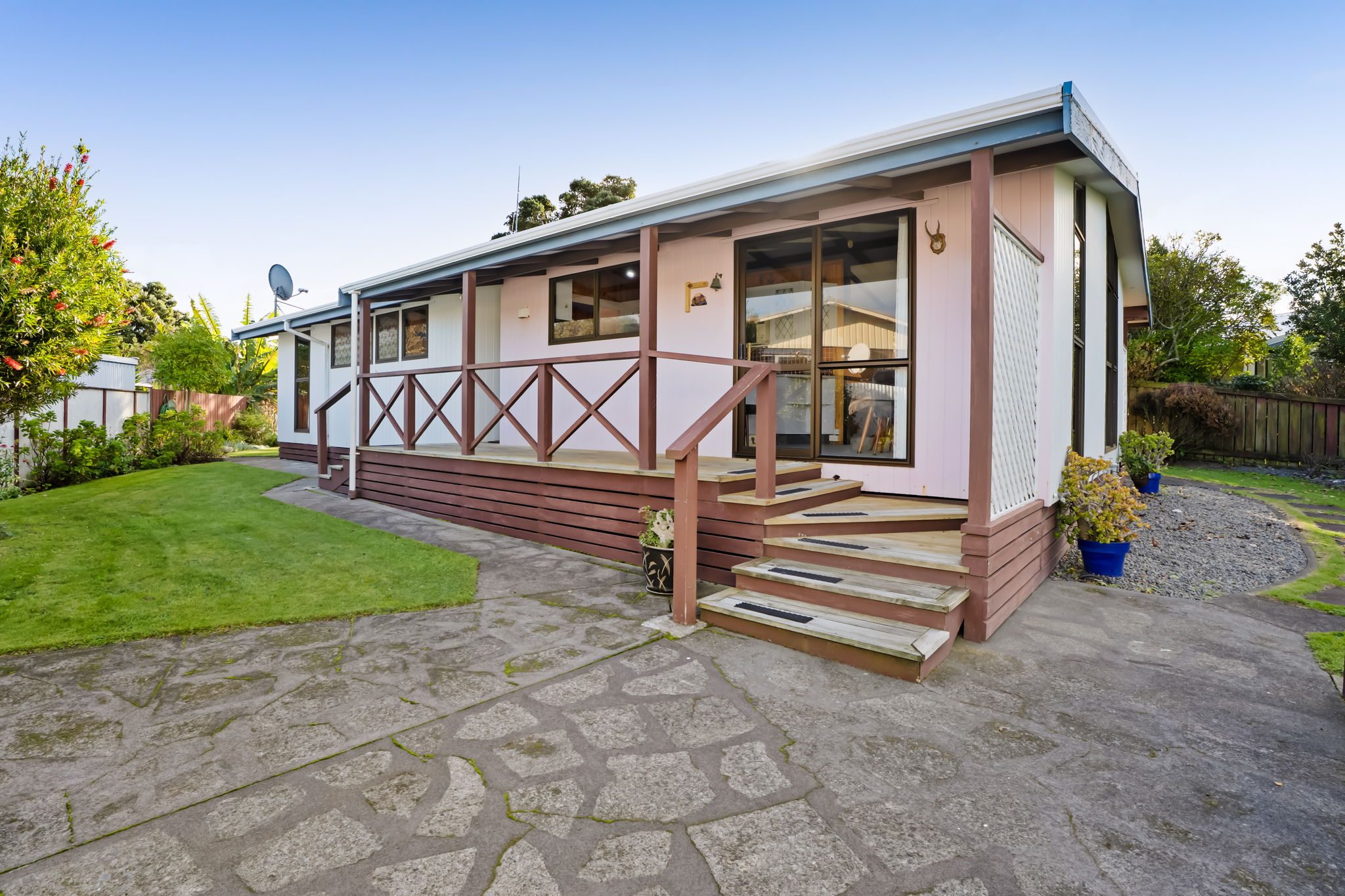 The Pink Bathroom Stays — slide 2