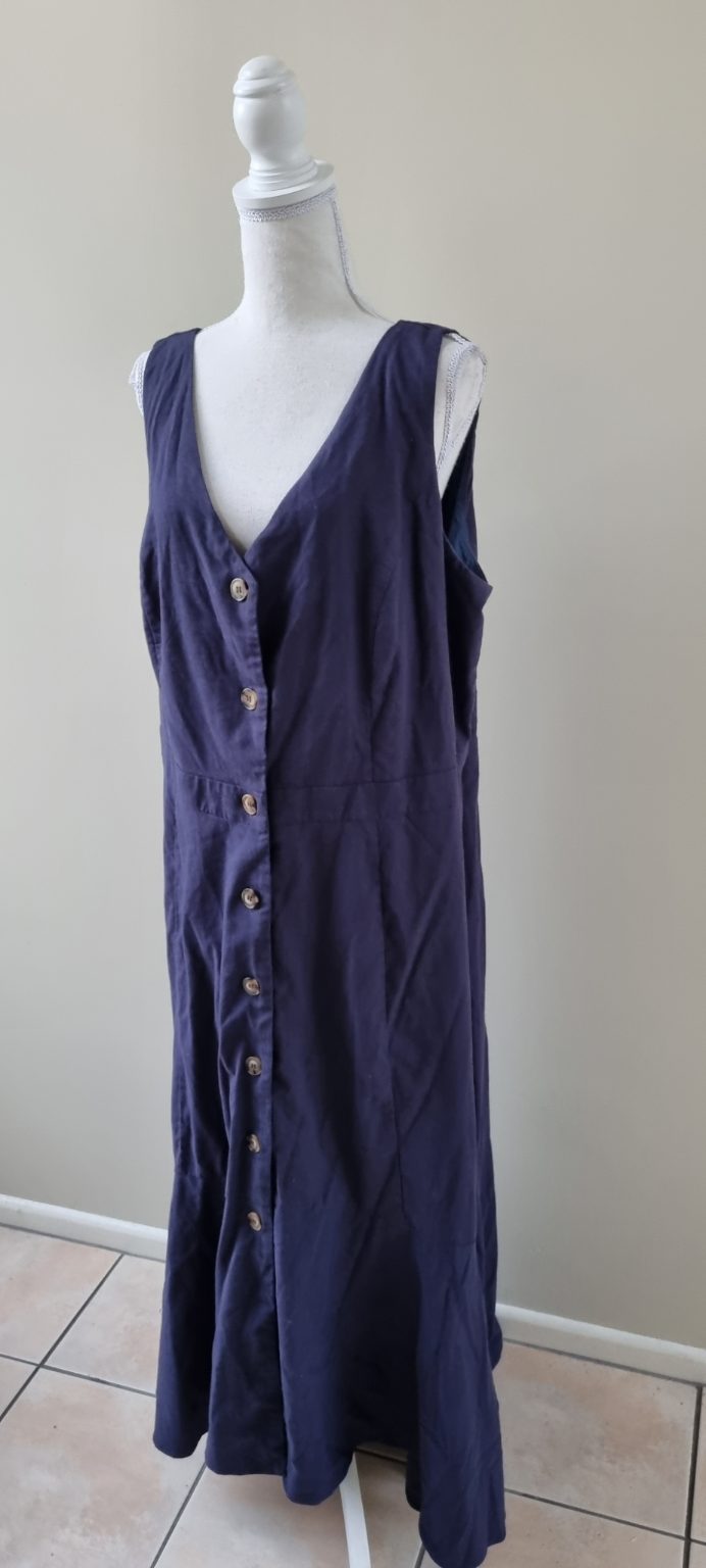 City Chic Linen Blend Maxi Dress size XL, image 2
