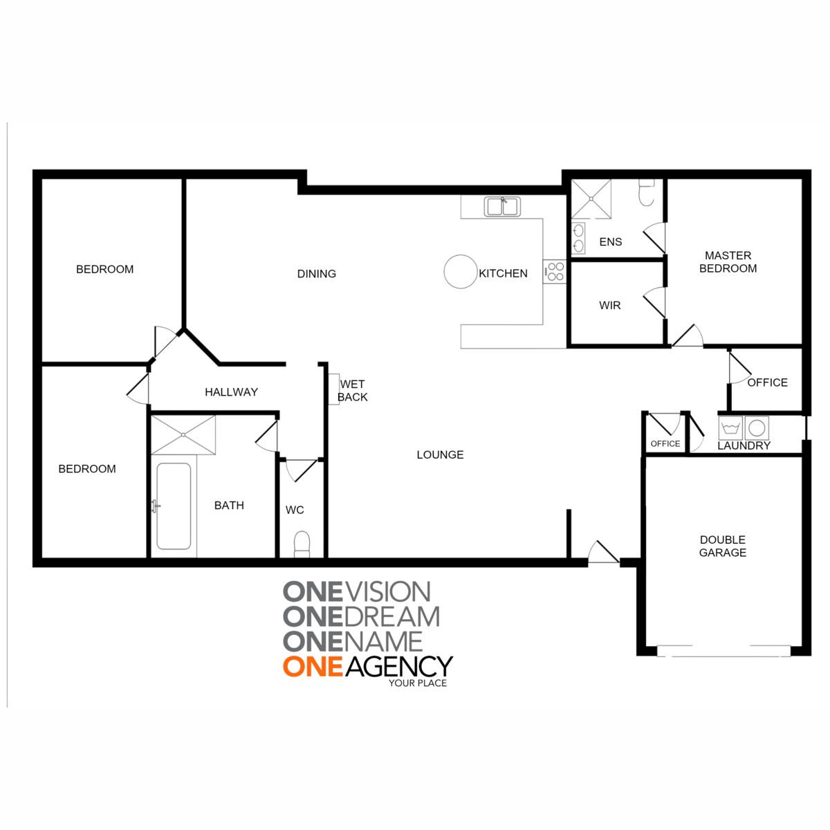 Modern, Brick Home Close to Town — slide 17