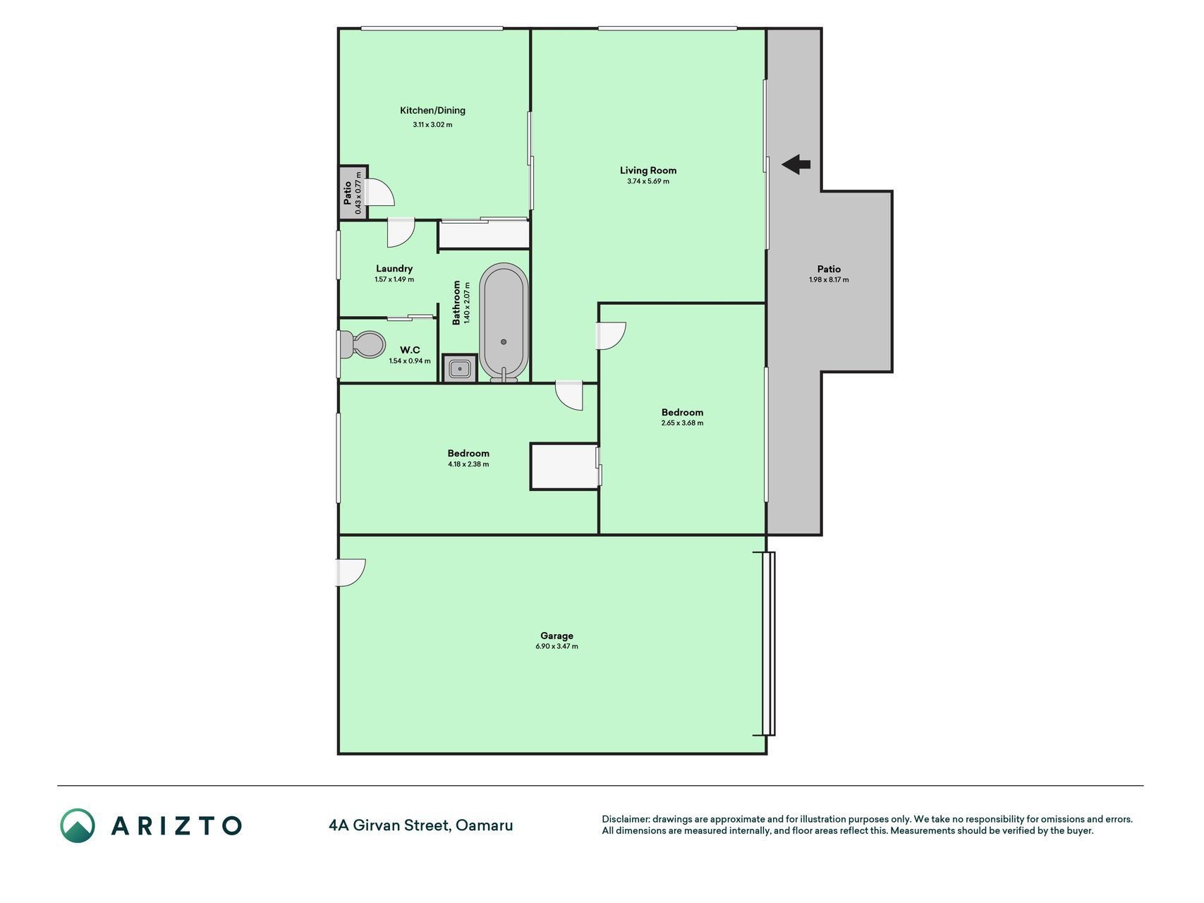 An Immaculate Oamaru Unit with Room to Breathe — slide 27