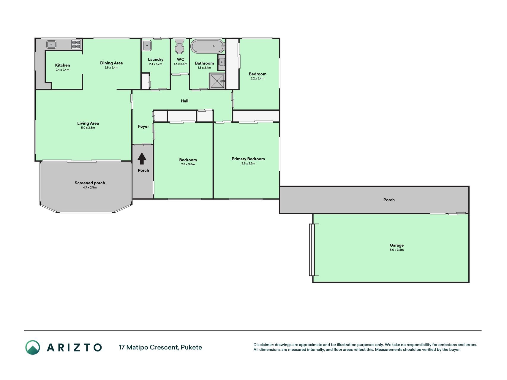 Light-Filled Living in a Prime Pukete Location — slide 29