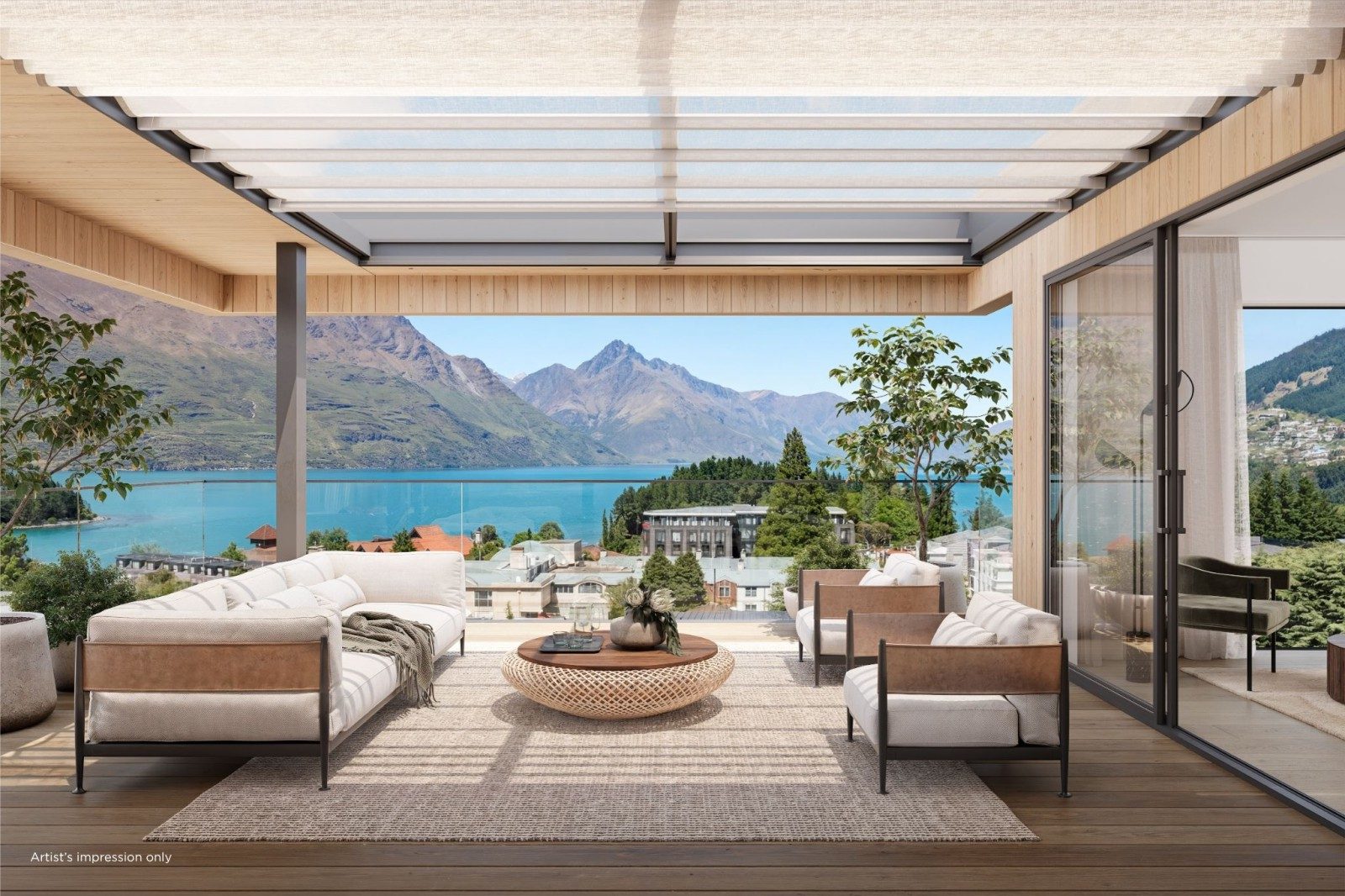 A front row seat to Lake Wakatipu — slide 2
