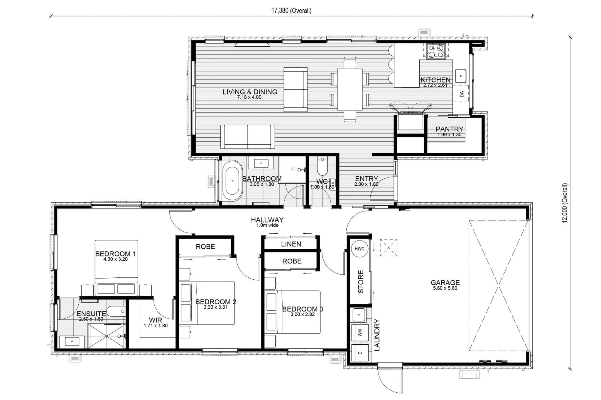 Easy 3-bed Living — slide 2