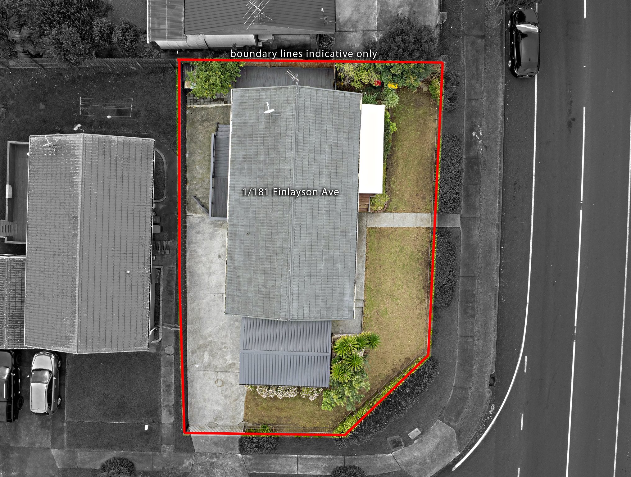 Family home with separate drive way — slide 16