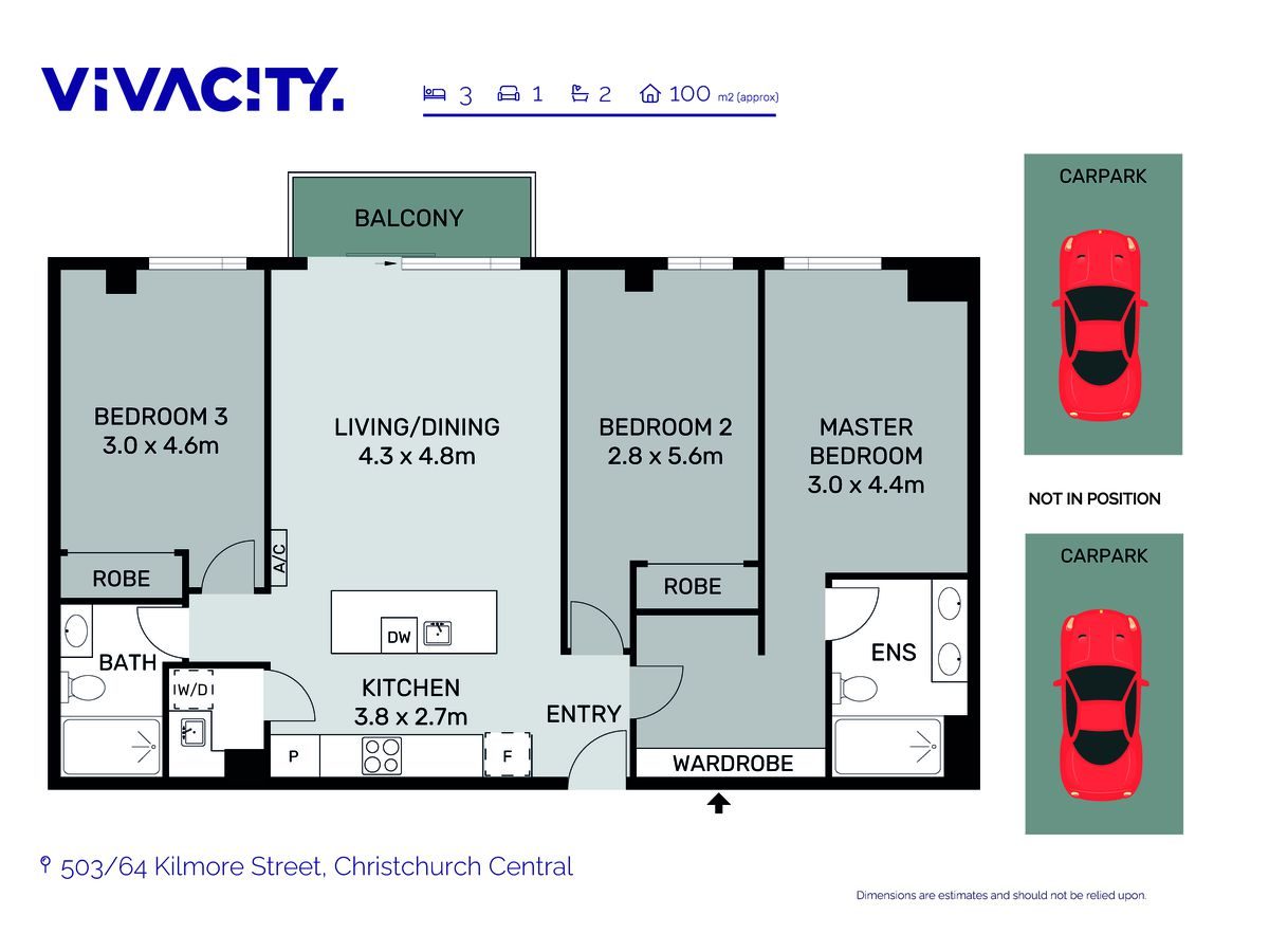 Spacious City Living with Two Car Spaces — slide 25