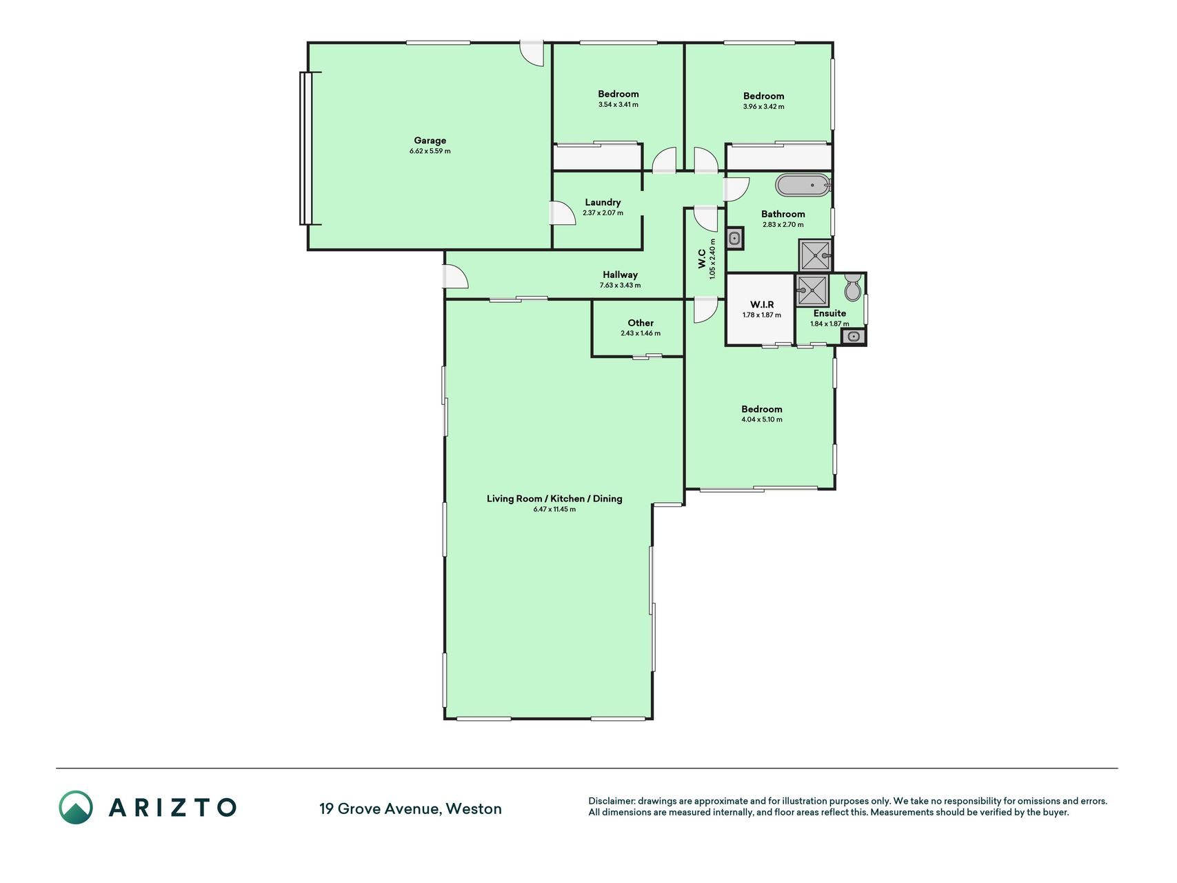Elegant, Modern, double glazed family home — slide 32