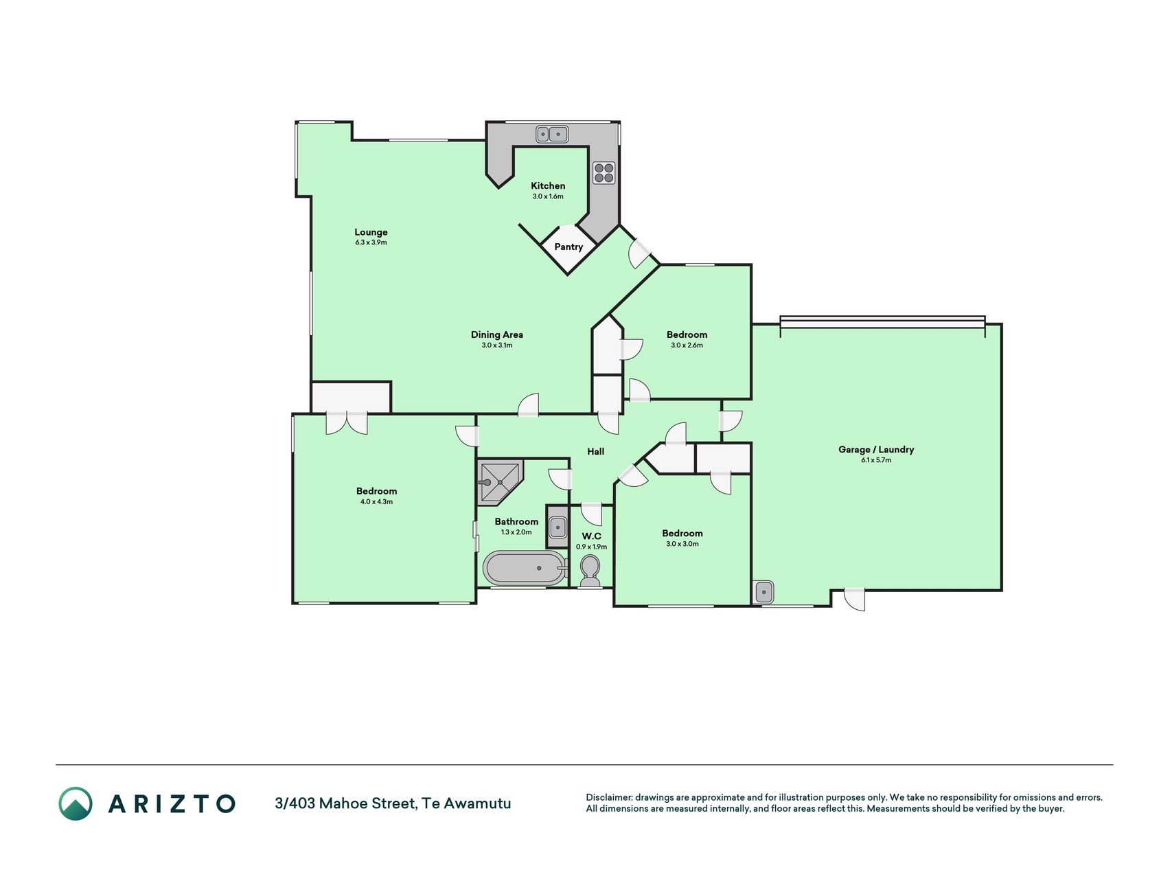 Private Sunny Living With Easy Main Street Access! — slide 2