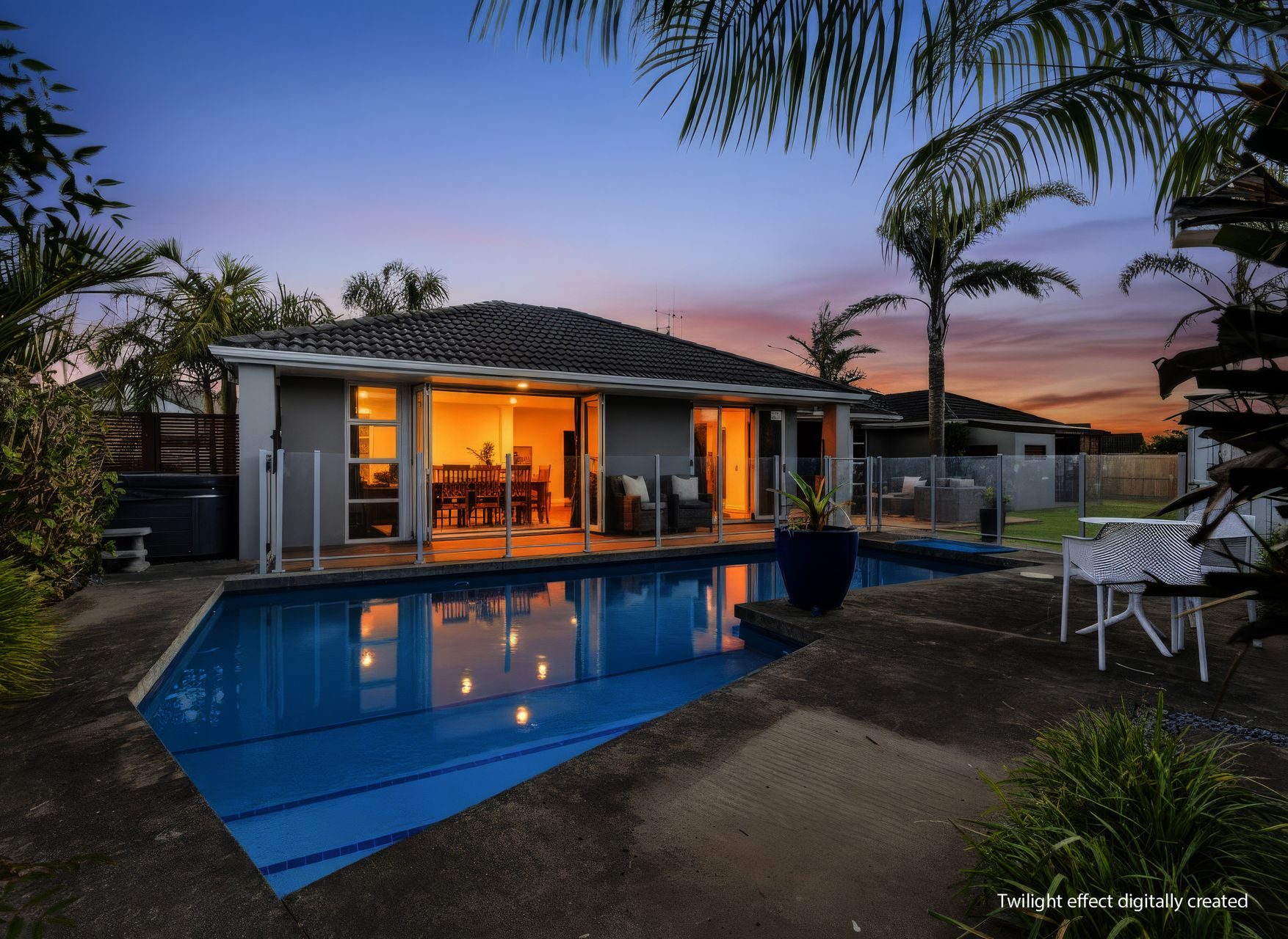 Poolside Living with Space to Share — slide 2