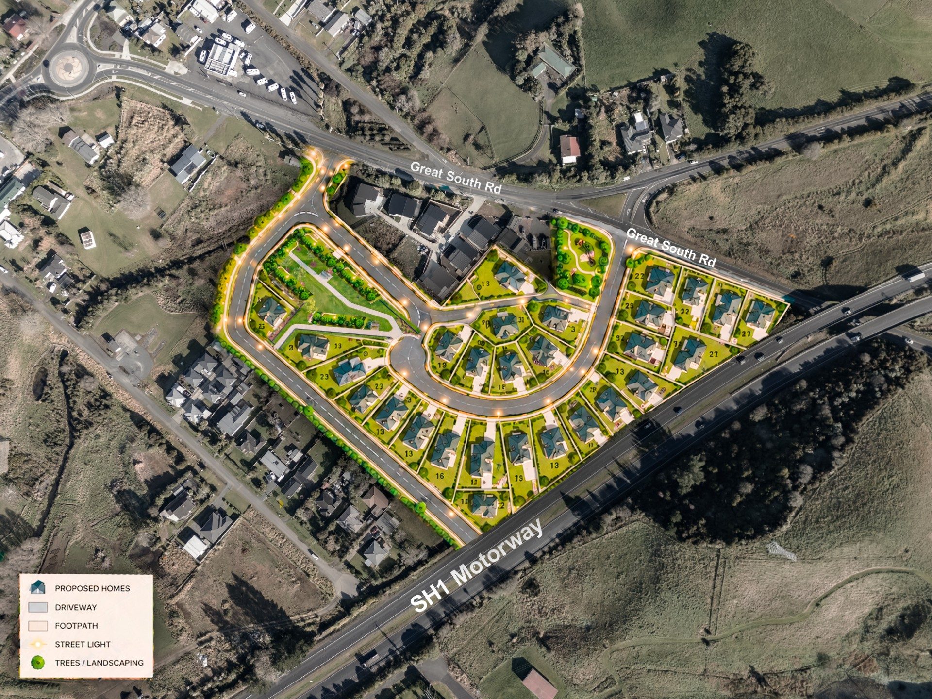 Consented 29-Lot Subdivision in Pokeno — slide 2