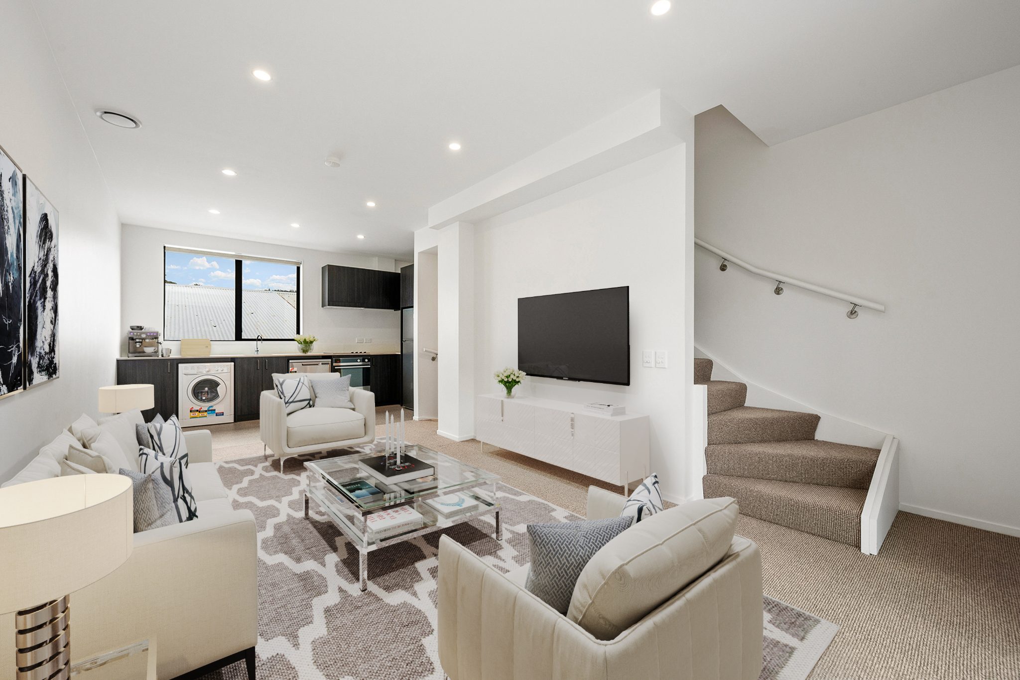 Modern Dual-Key Townhouse - Income Options! — slide 1
