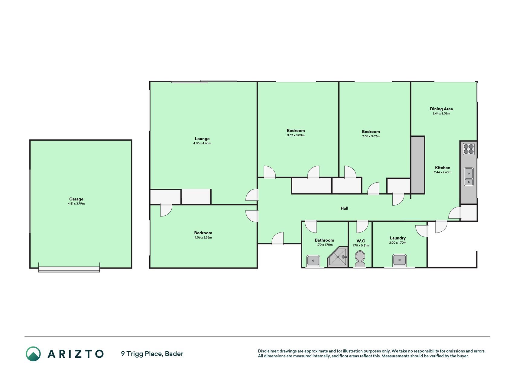 Price reduced! Brick with some double glazing — slide 38