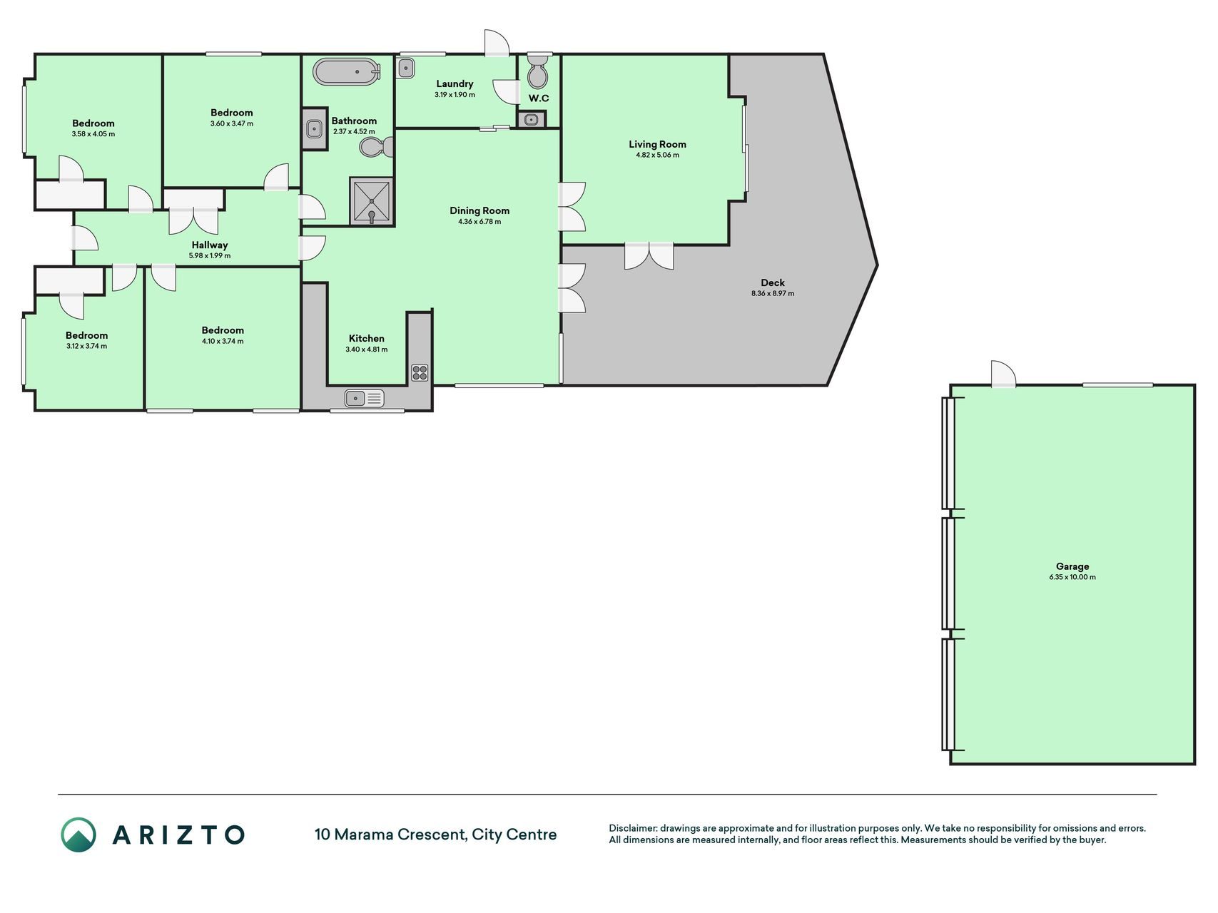 SPACIOUS FOUR BEDROOMS & MASSIVE GARAGE — slide 38
