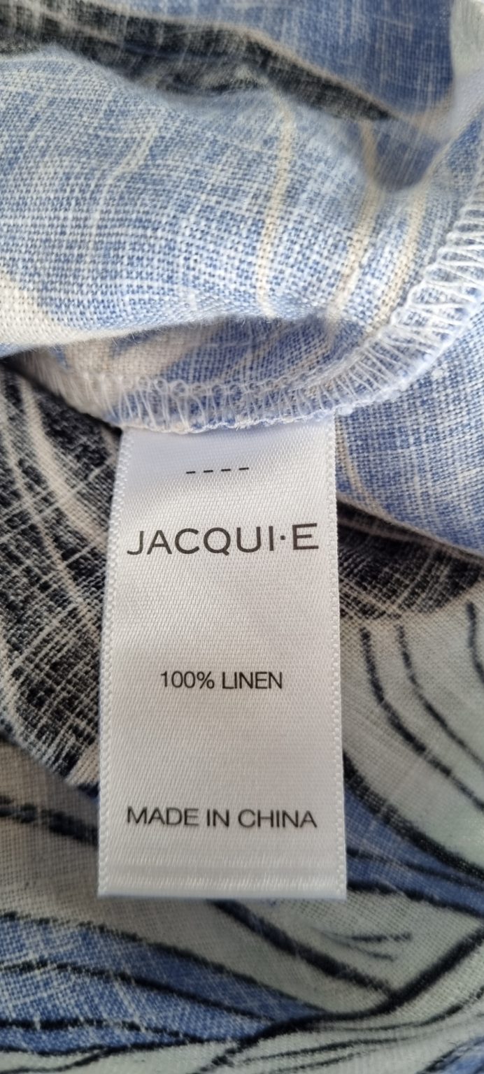Jacqui E Linen Top size 16, image 3