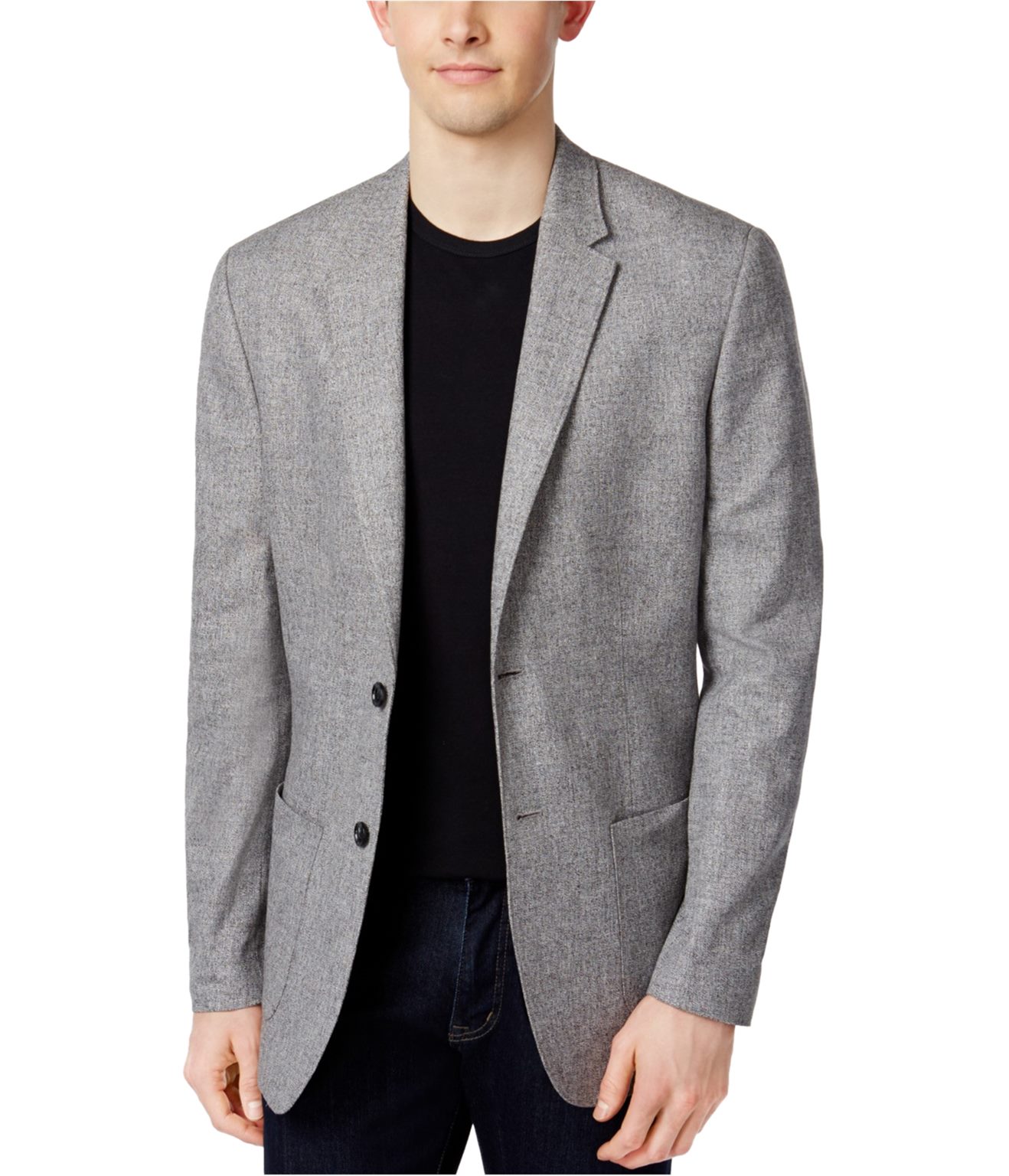 calvin klein linen blazer