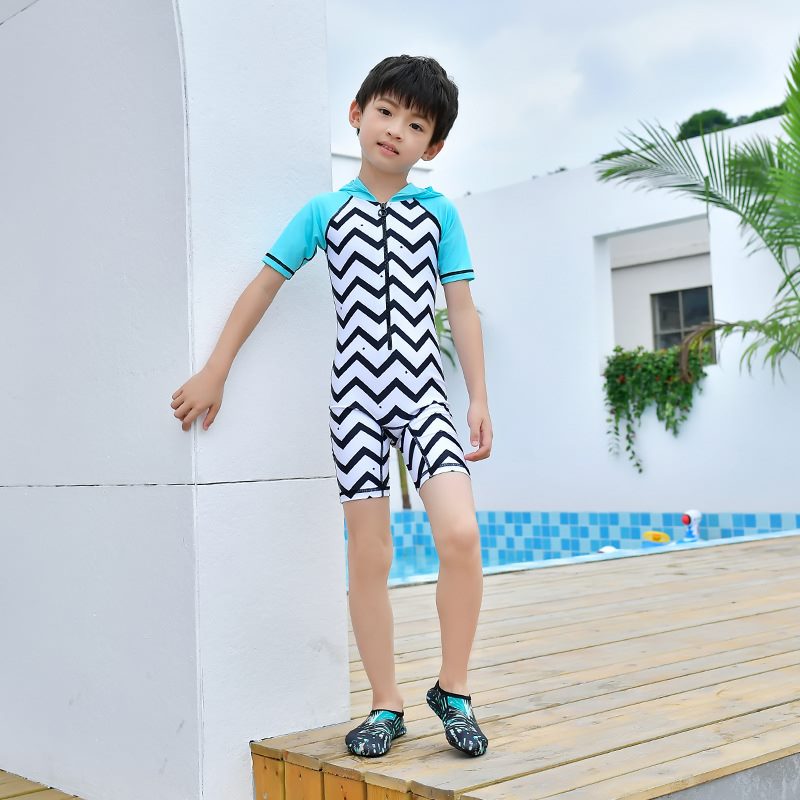 Children Boys Girls Swimwear Swimsuit Sun Uv Protection Bathing Suit Beachwear Trade Me