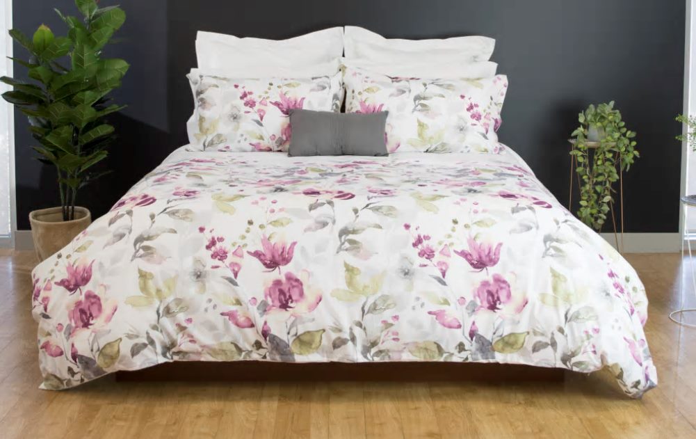 Claudia Floral Quilt Cover Set Queen Ardor Boudoir Trade Me