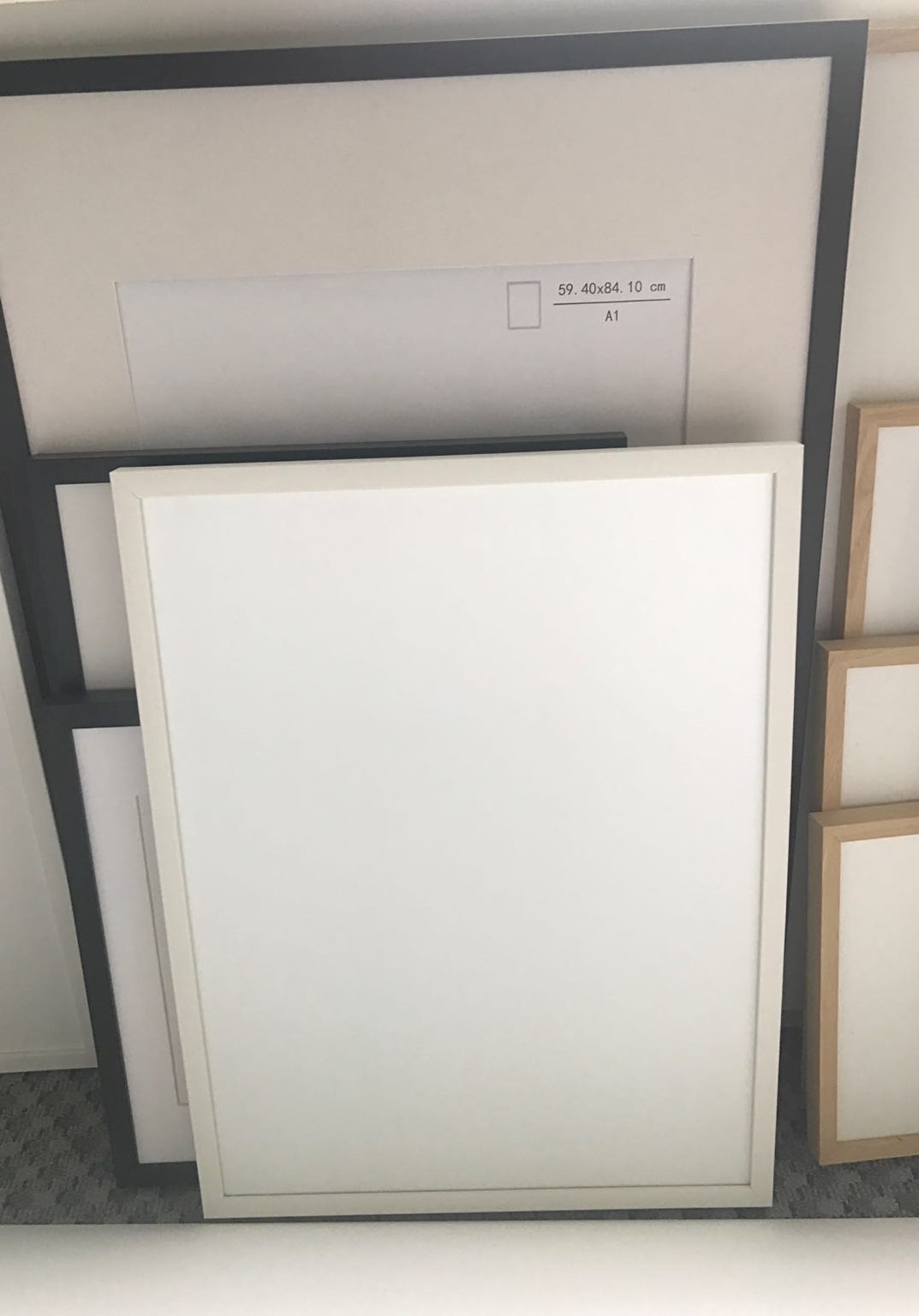 White 18x24 Inch Wooden Box Frame