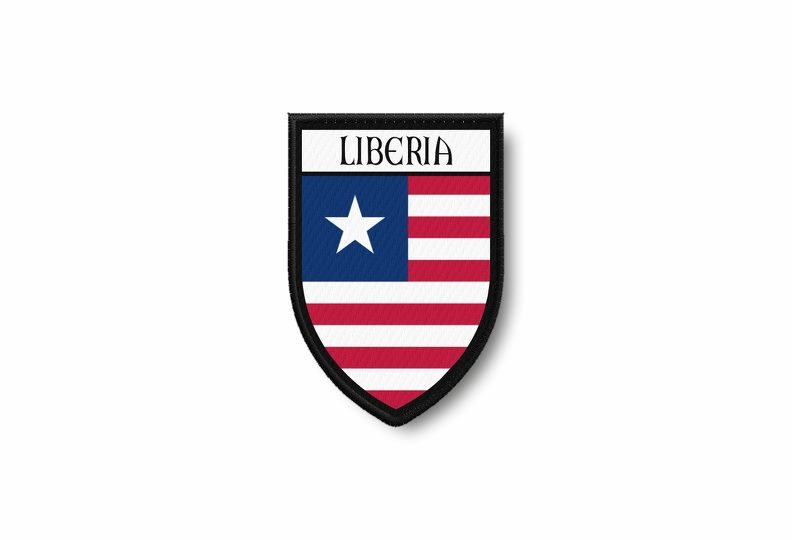 Iron on Liberia Patch