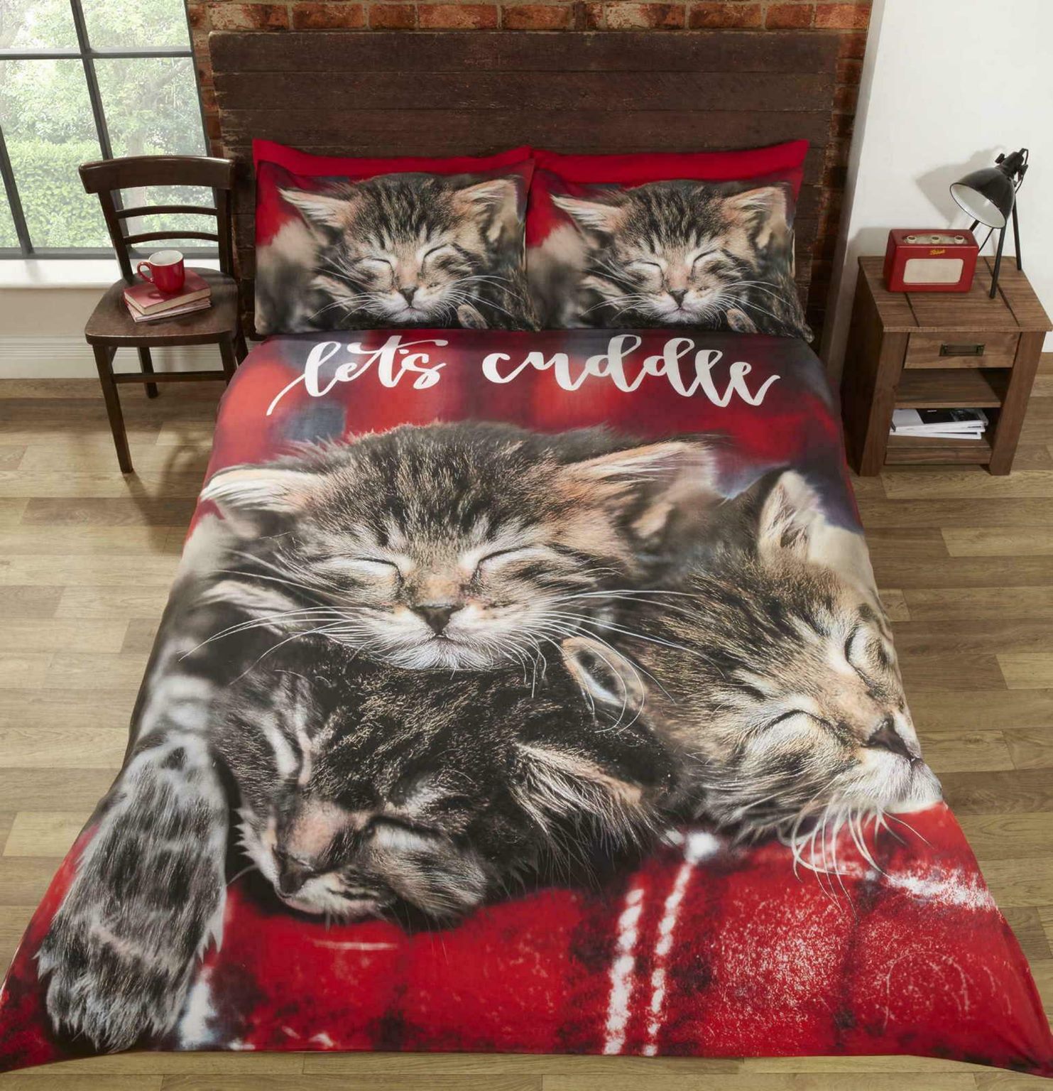 Cuddle Cats Uk Double Duvet Cover Set Trade Me