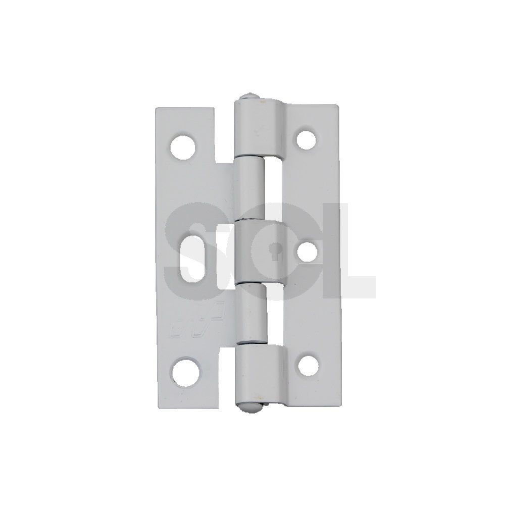 Whitco W831416 Security Screen Door Hinge Steel Fixed Pin White