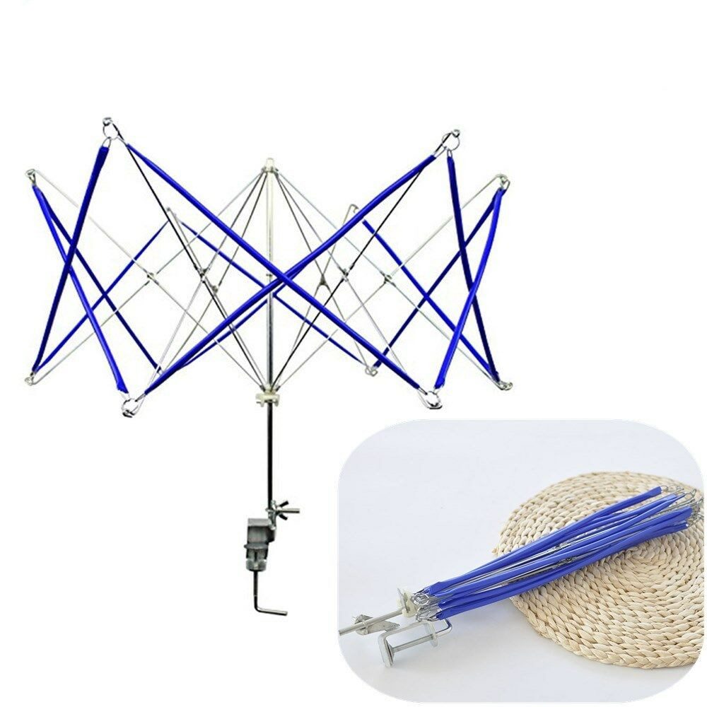 Knitting Crocheting Umbrella Wind Wool Yarn String Winder Holder Machine