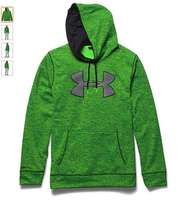 under armour green hoodie