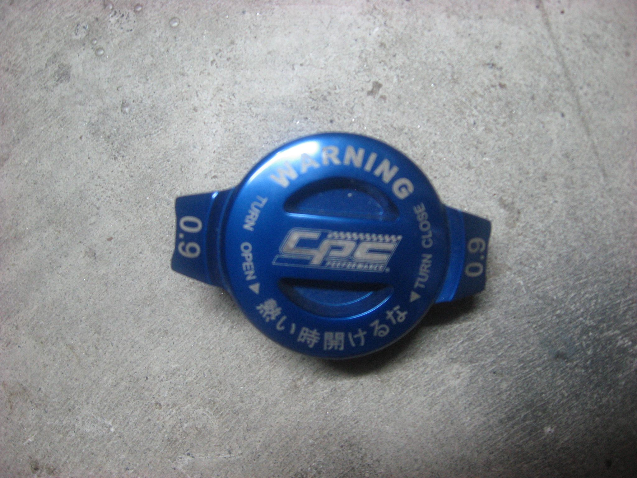 aluminium radiator cap