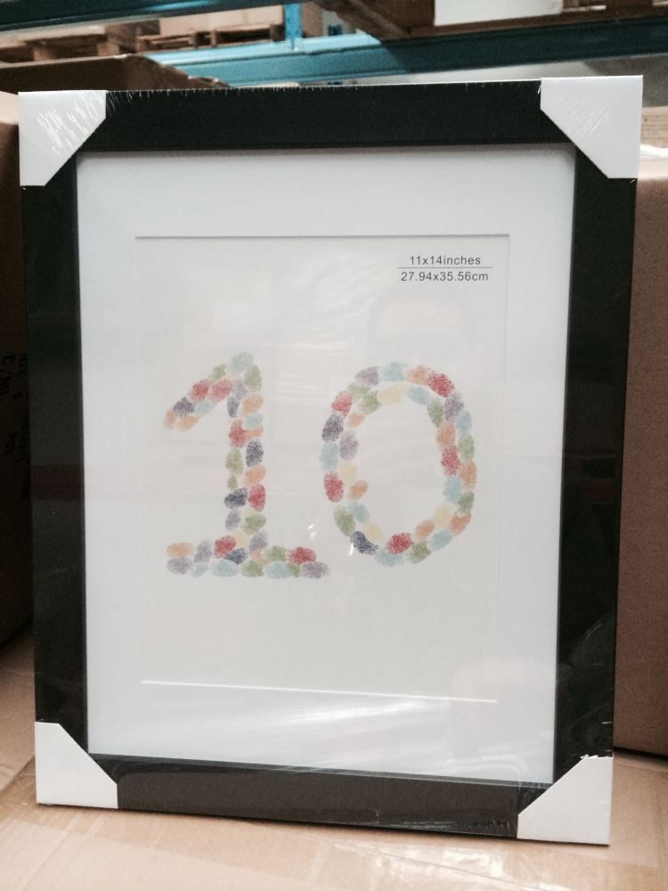 14 X 11 Inch Black Wooden Frame With 10 8 Mat Trade Me To Enlarge Photo