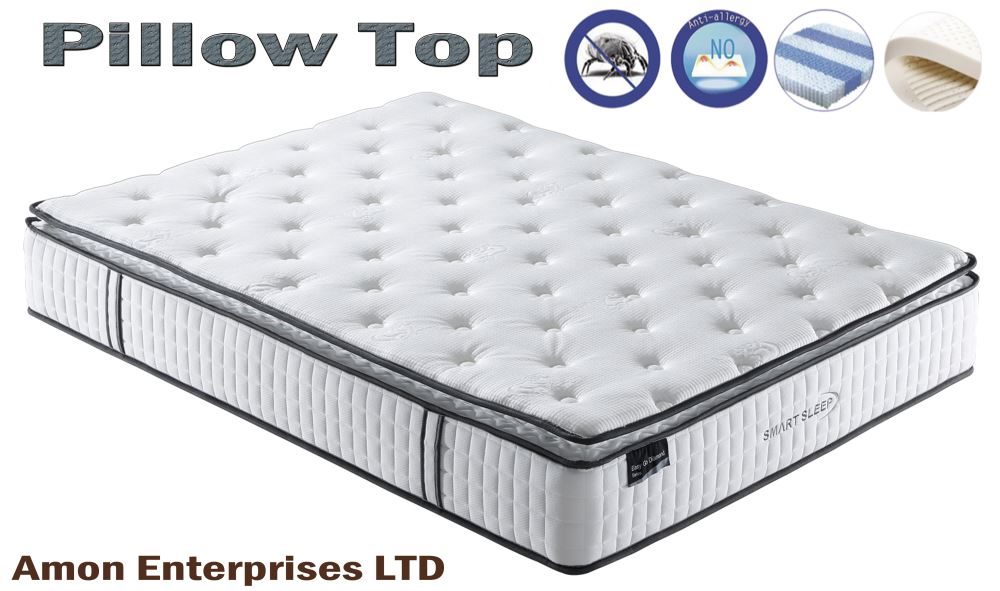 Mattress Queen Size Mattress With Latex Pillow Top Mattress