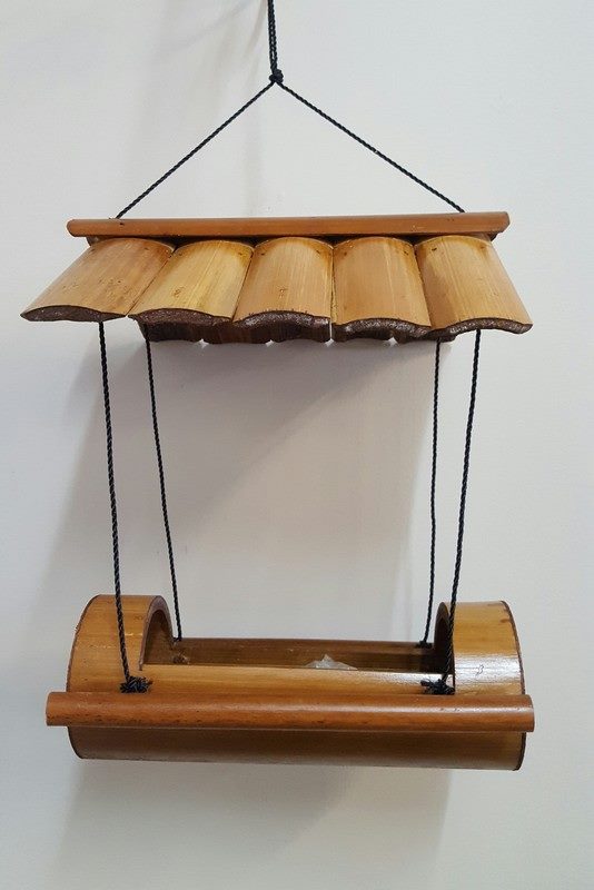 Bamboo House Bird Feeder Trade Me