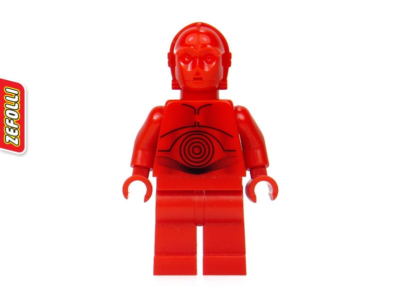 Lego Star Wars Minifigure R-3PO Protocol Droid 7879 Red C-3PO Hoth Echo Base!