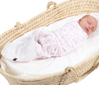 Listing 2 of 2 for Summer Dreamswaddle (Small) - Green Bubbles
