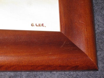 Listing 10 of 15 for B Lee - Kettle Grapes & Vegetables Original Painting on Canvas