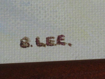 Listing 11 of 15 for B Lee - Kettle Grapes & Vegetables Original Painting on Canvas