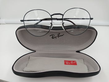 Listing 2 of 5 for RAYBAN Round Metal Frame RB3582V 2760 ( Black )