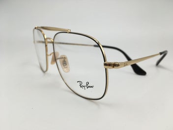 Listing 3 of 5 for RAYBAN Metal Frame ORX6389 2946 ( Black & Gold)