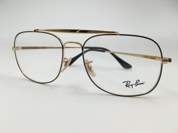 Listing 2 of 5 for RAYBAN Metal Frame ORX6389 2946 ( Black & Gold)