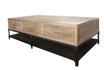 Solid Oak Coffee Table Over Size Trade Me