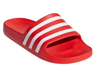 adidas slides red and white